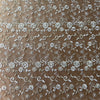 Luxury Gold & Silver Floral Embroidery Lace