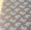 Ivory White Rose Floral Lace Fabric