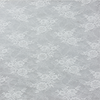 Ivory White Floral & Sheer Mesh Lace Fabric