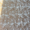 Ivory White Floral Vine Sequin Embroidered Lace Fabric